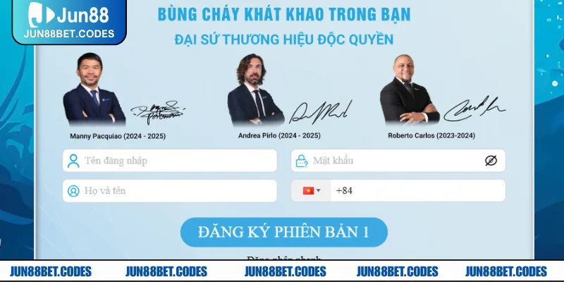Quy trình tham gia tại Jun88 được tinh gọn tối đa